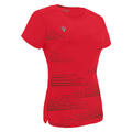Irma Shirt Dame RED/BLK XXL Teknisk løpe t-skjorte til dame