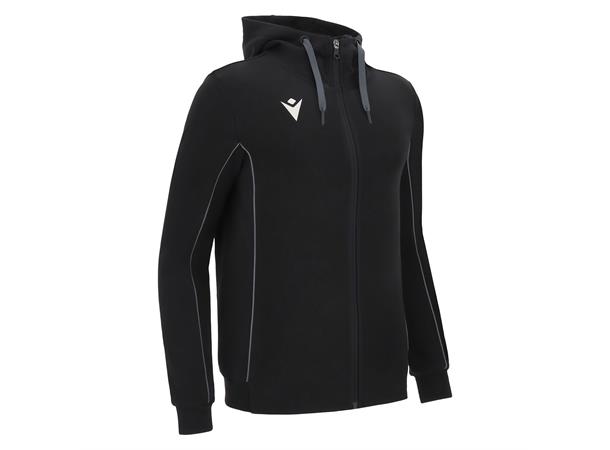 Stage Eco Hooded Jacket BLK/ANT S Hettejakke i Ecotekstil - Unisex 