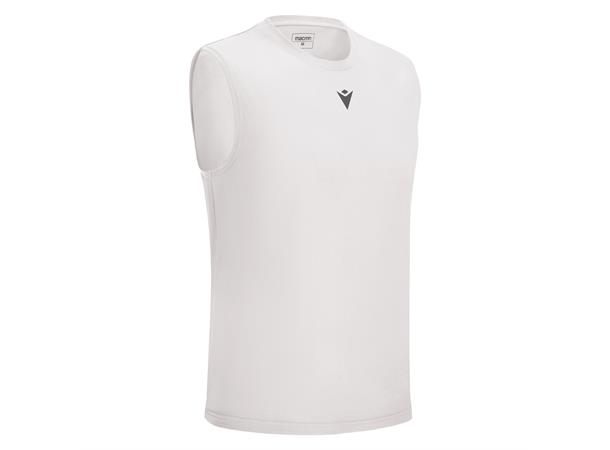 MP151 Hero SL Shirt WHT XS Armløs T-skjorte i bomull- Unisex 