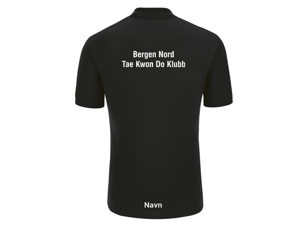 Bergen TaeKwonDo Rap Polo Sort 