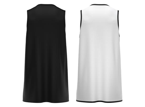 X500 Basket Shirt BLK/WHT 3XL Vendbar teknisk basketdrakt - Unisex 