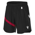 Shen Eco Match Day Shorts BLK/RED L Teknisk shorts i ECO-tekstil - Unisex